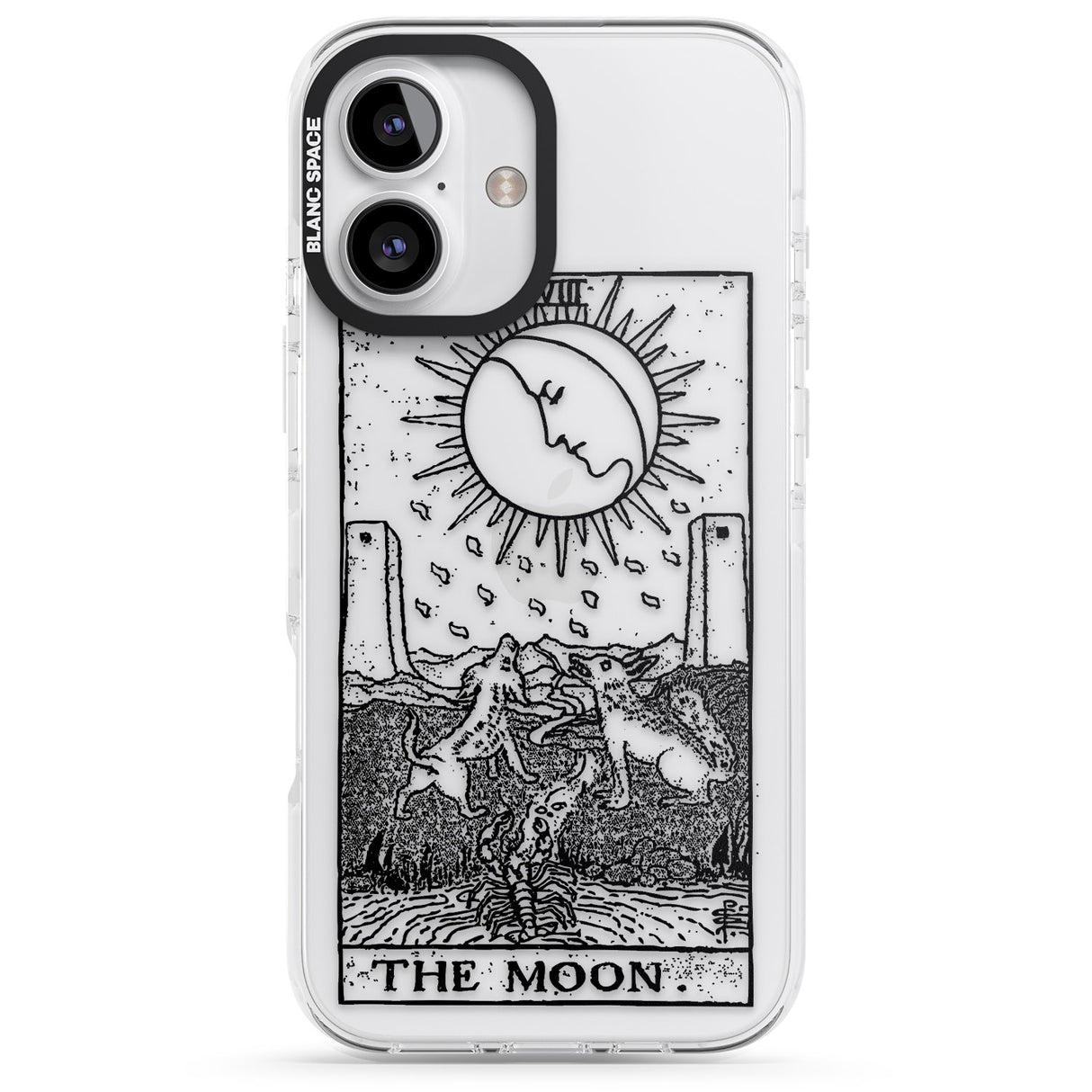 Personalised The Moon Tarot Card - Transparent