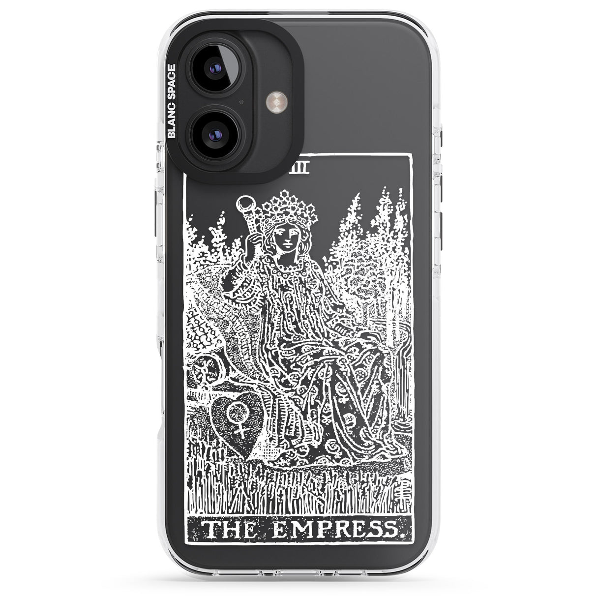 Personalised The Empress Tarot Card - White Transparent