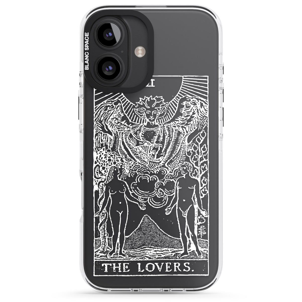 Personalised The Lovers Tarot Card - White Transparent