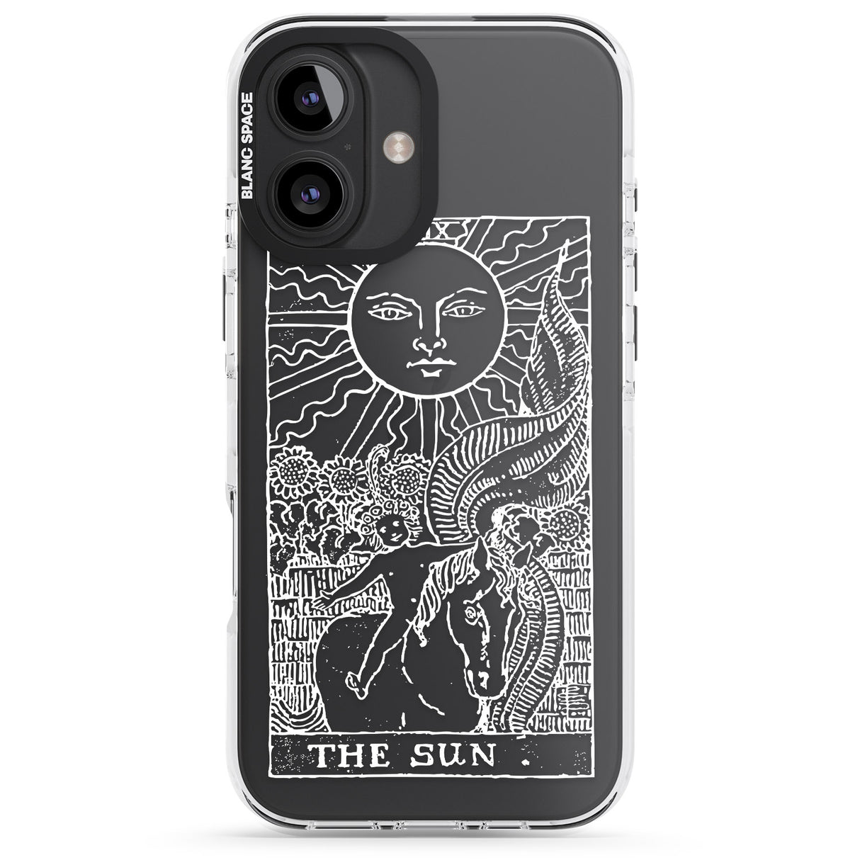 Personalised The Sun Tarot Card - White Transparent