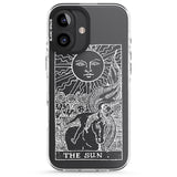 iPhone 16 Pro Max Personalised The Sun Tarot Card - White Transparent Black Impact Phone Case