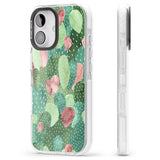 iPhone 16 Pro Max Colourful Cactus Mix Design Black Impact Phone Case