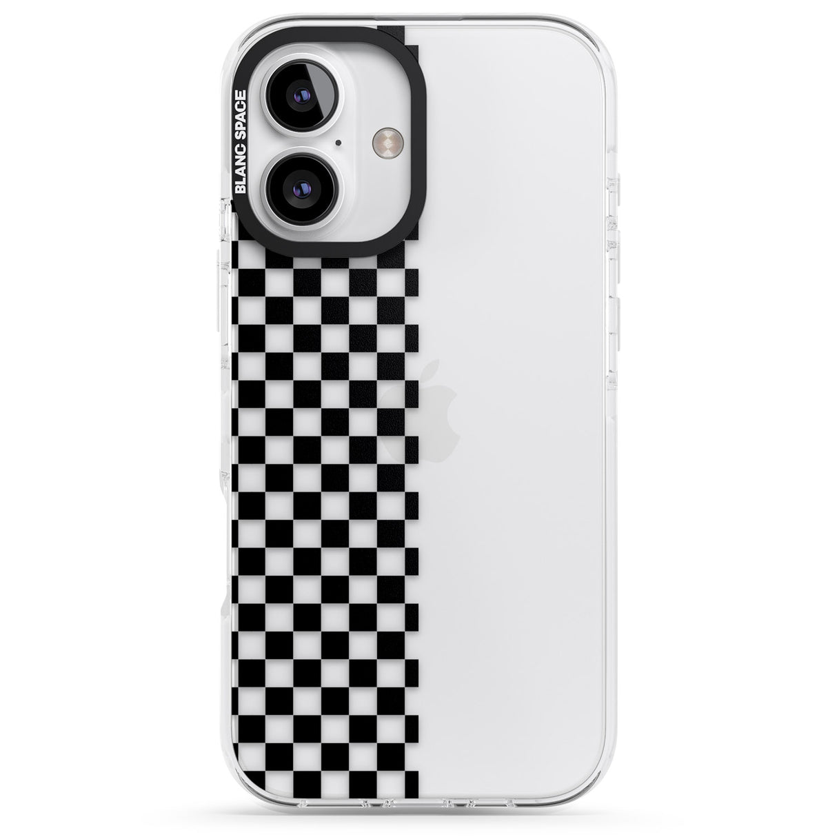 Checker: Half Black Check on Clear