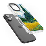 iPhone 16 Pro Max Wheat Field with Cypresses by Vincent Van Gogh Black Impact Phone Case