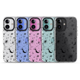 iPhone 16 Pro Max Moons & Stars Black Impact Phone Case