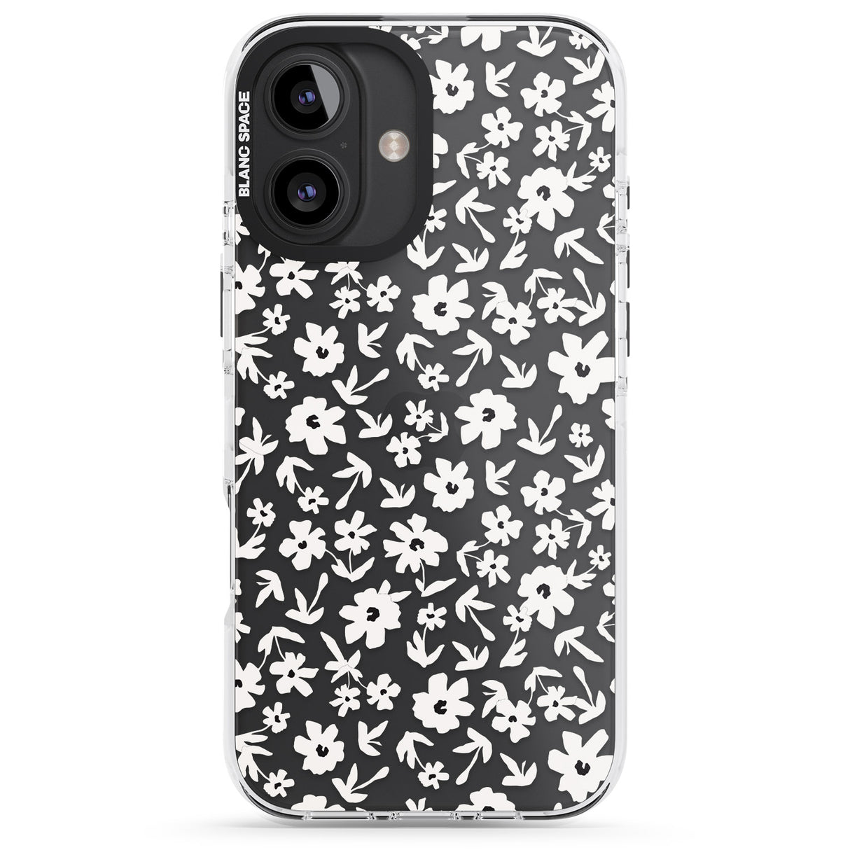 Floral Print on Transparent