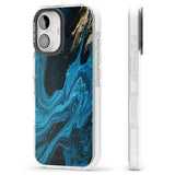 iPhone 16 Pro Max Saphire Lagoon Black Impact Phone Case