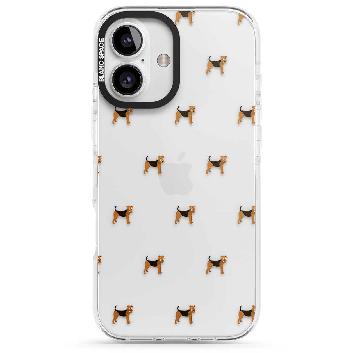 Airedale Terrier Dog Pattern Clear