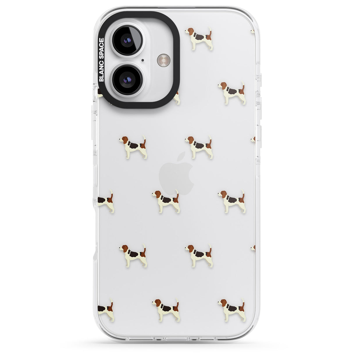 Beagle Dog Pattern Clear