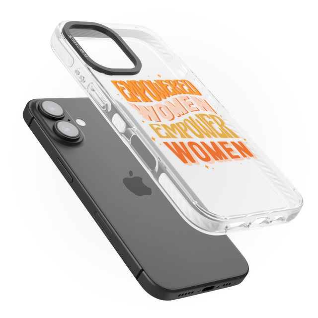 iPhone 16 Pro Max Empowered Women Black Impact Phone Case