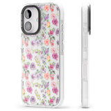 iPhone 16 Pro Max Sunday Flowers Black Impact Phone Case