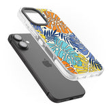 iPhone 16 Pro Max Beach Leaves Black Impact Phone Case