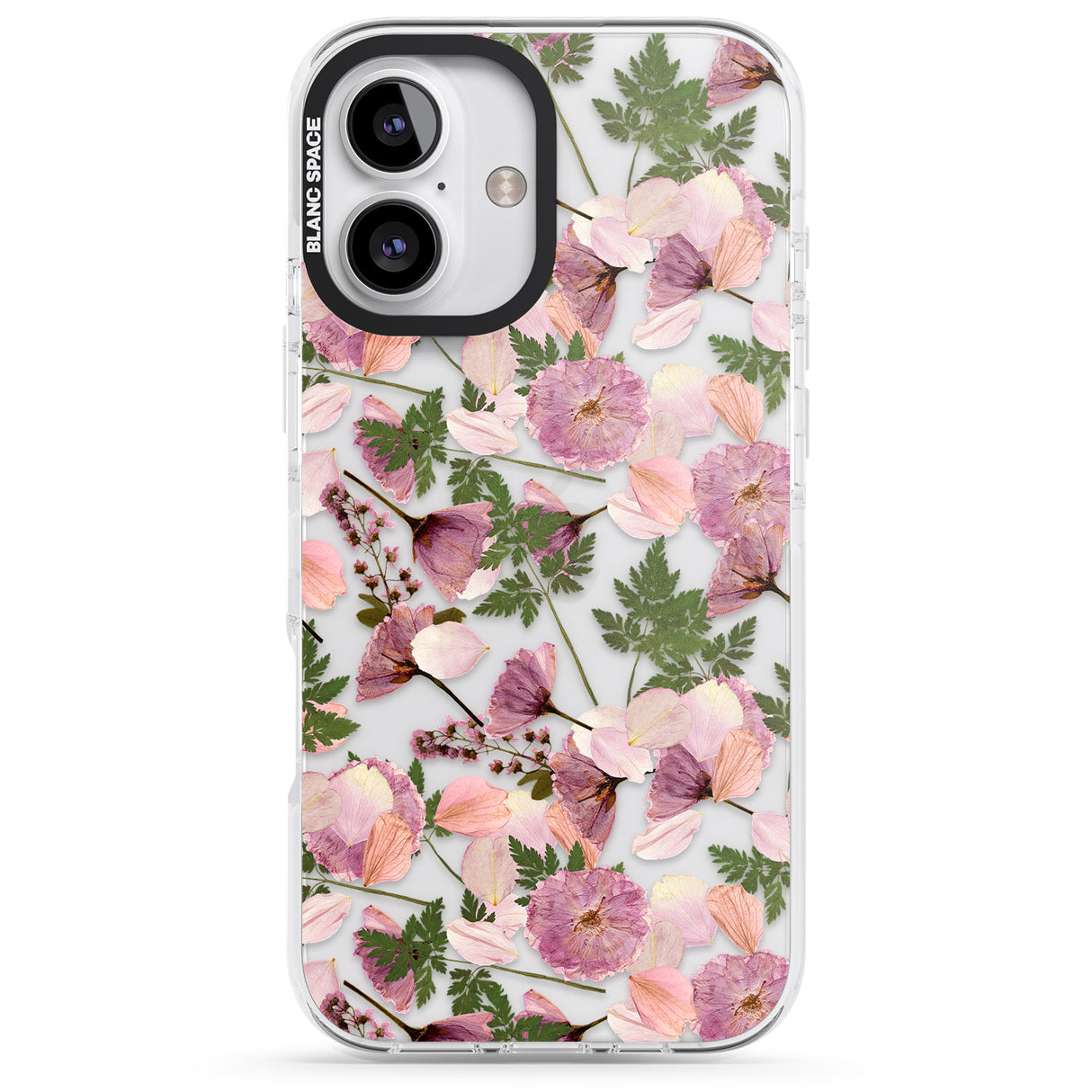 Leafy Floral Pattern Transparent Design