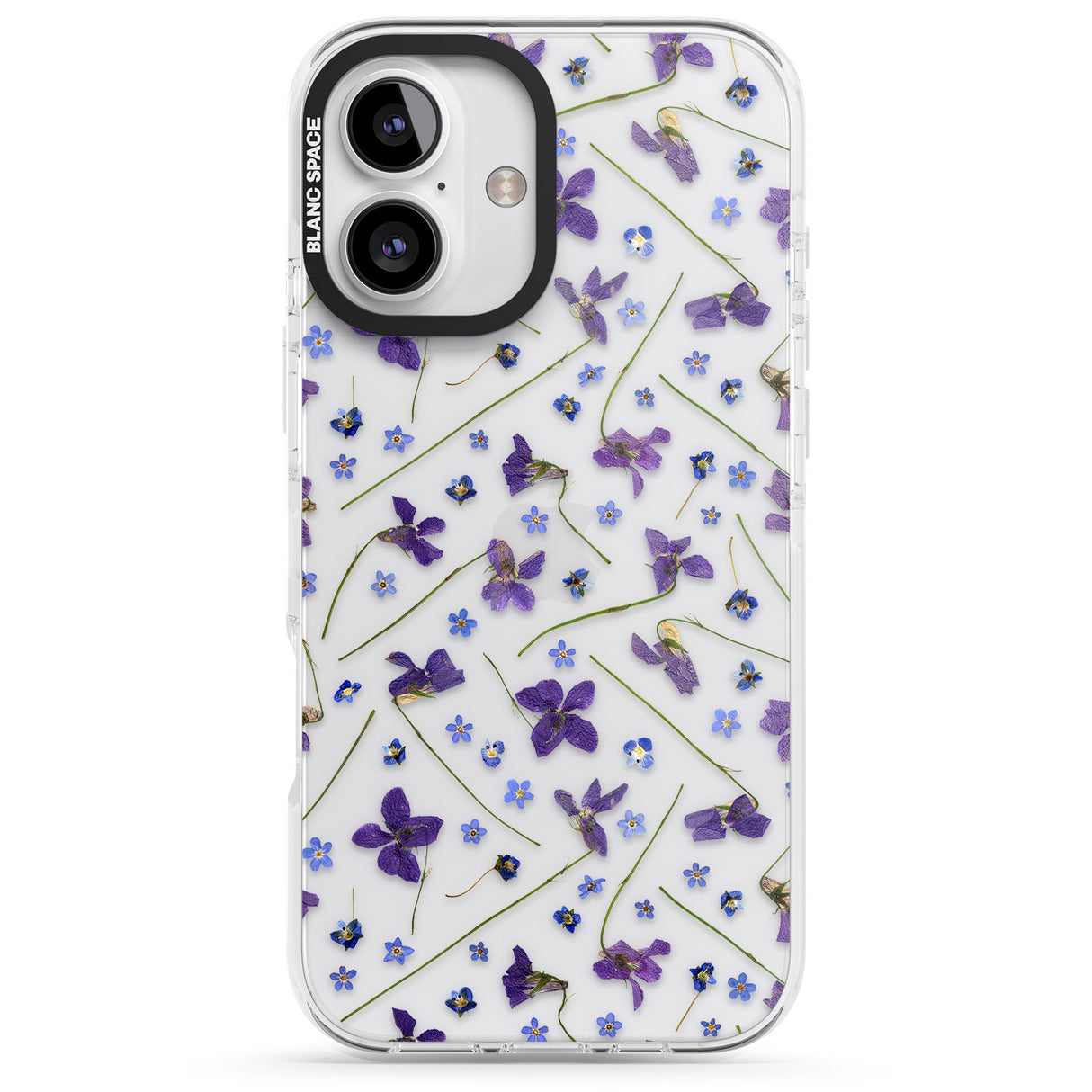 Violet & Blue Floral Pattern Design