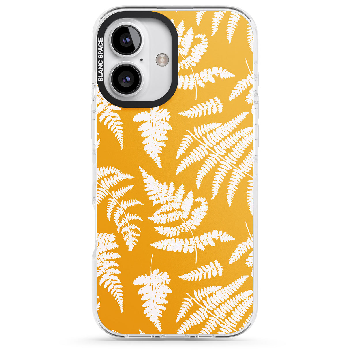 Fern Pattern on Yellow