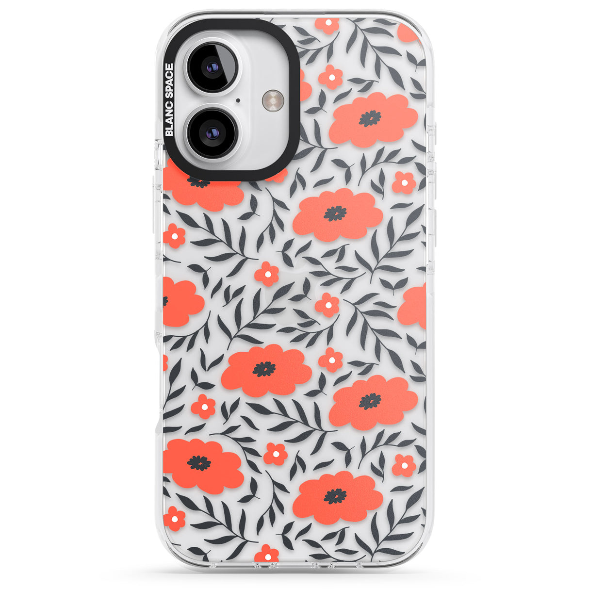 Red Poppy Transparent Floral