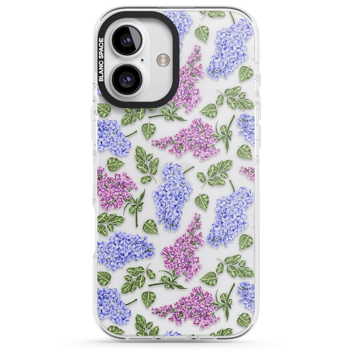 Purple Blossoms Transparent Floral