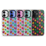 iPhone 16 Pro Max Passion Fruit Pattern Black Impact Phone Case