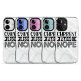 iPhone 16 Pro Max Current Mood NOPE Black Impact Phone Case