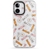 Floral Candy Impact Phone Case for iPhone 16, iPhone 16 Plus