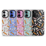 Floral Candy Impact Phone Case for iPhone 16, iPhone 16 Plus