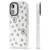 iPhone 16 Pro Max Heartstopper Leaves Pattern Black Impact Phone Case