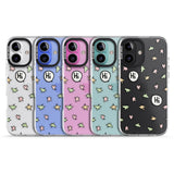 iPhone 16 Pro Max Heartstopper Leaves Pattern Black Impact Phone Case