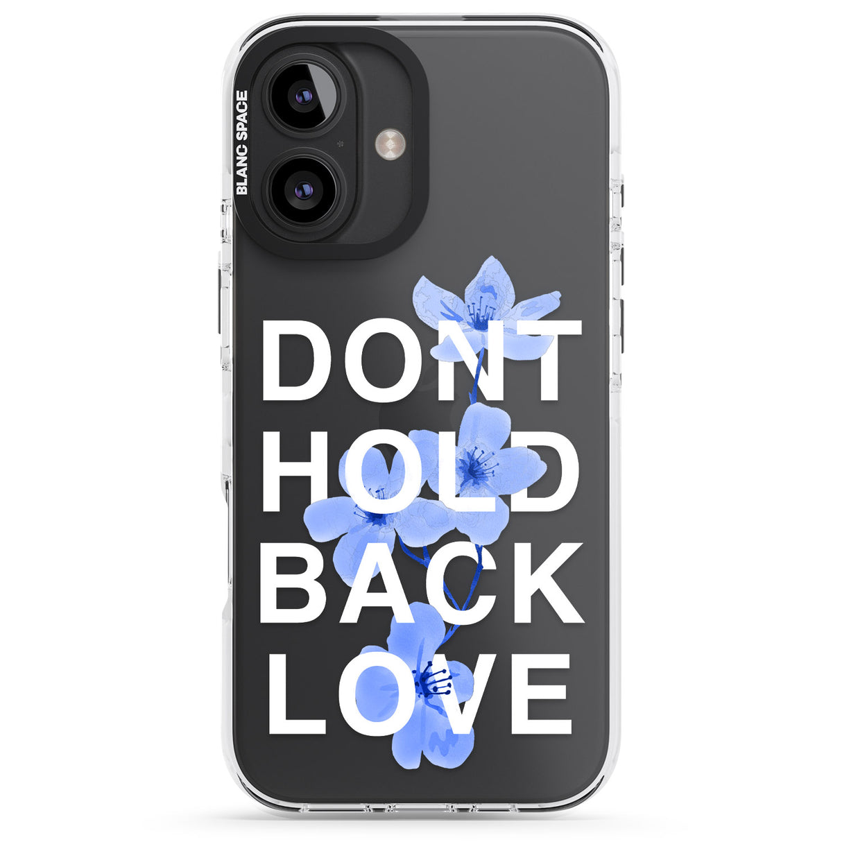 Don't Hold Back Love - Blue & White