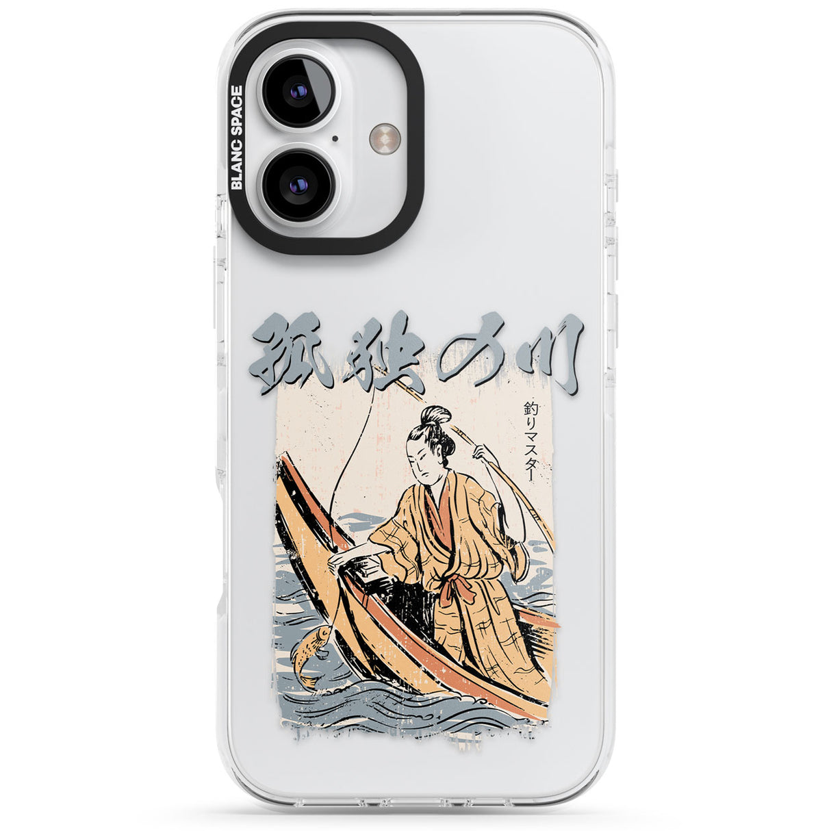 Japanese River Impact Phone Case for iPhone 16, iPhone 16 Plus