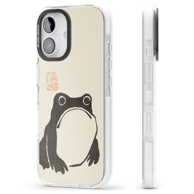 Matsumoto Hoji Frog Impact Phone Case for iPhone 16, iPhone 16 Plus