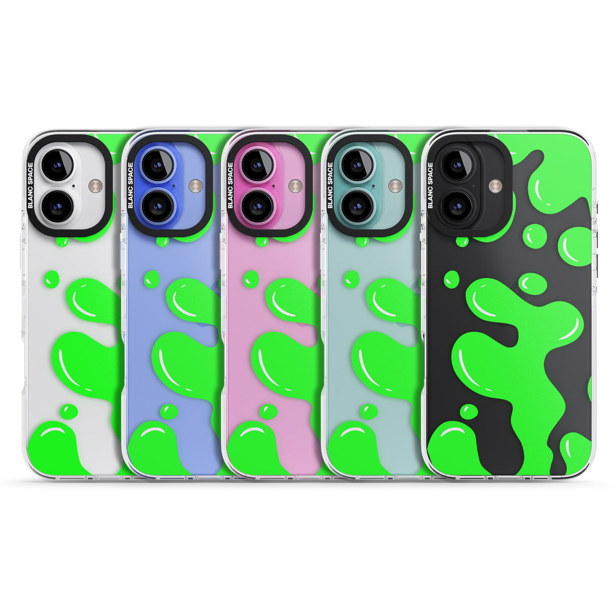 iPhone 16 Pro Max Green Lava Lamp Black Impact Phone Case