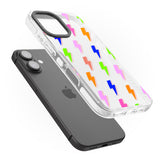 iPhone 16 Pro Max Rainbow Pop Lightning Black Impact Phone Case