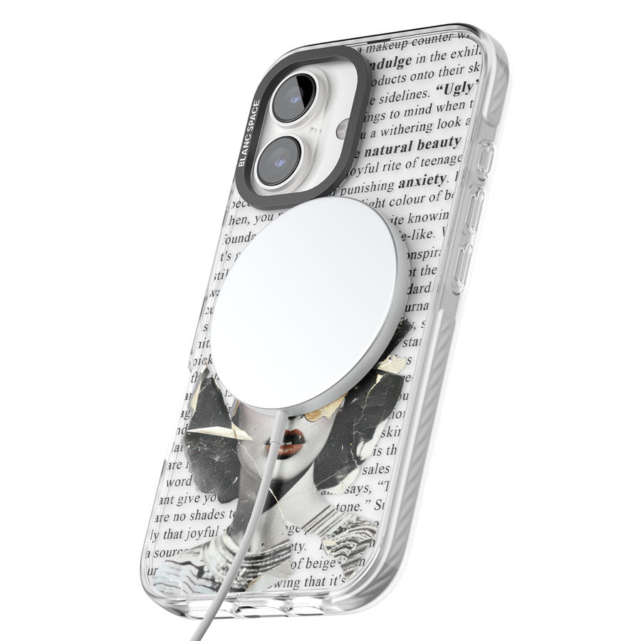 Beauty is Within Impact Magsafe Phone Case for iPhone 16, iPhone 16 Plus