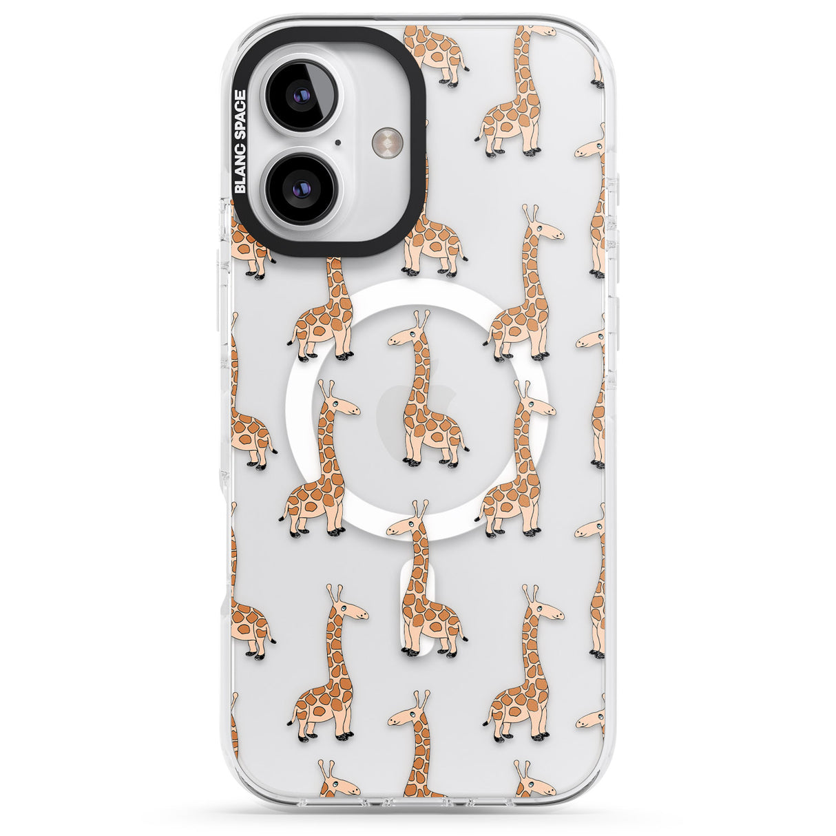 Cute Giraffe Pattern Clear