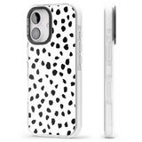 iPhone 16 Pro Max Dalmatian Print Black Impact Phone Case