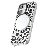 iPhone 16 Pro Max Rar Leopard Print White Black Impact Phone Case