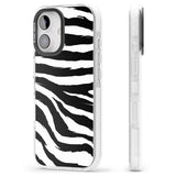 iPhone 16 Pro Max Black Zebra Print Black Impact Phone Case