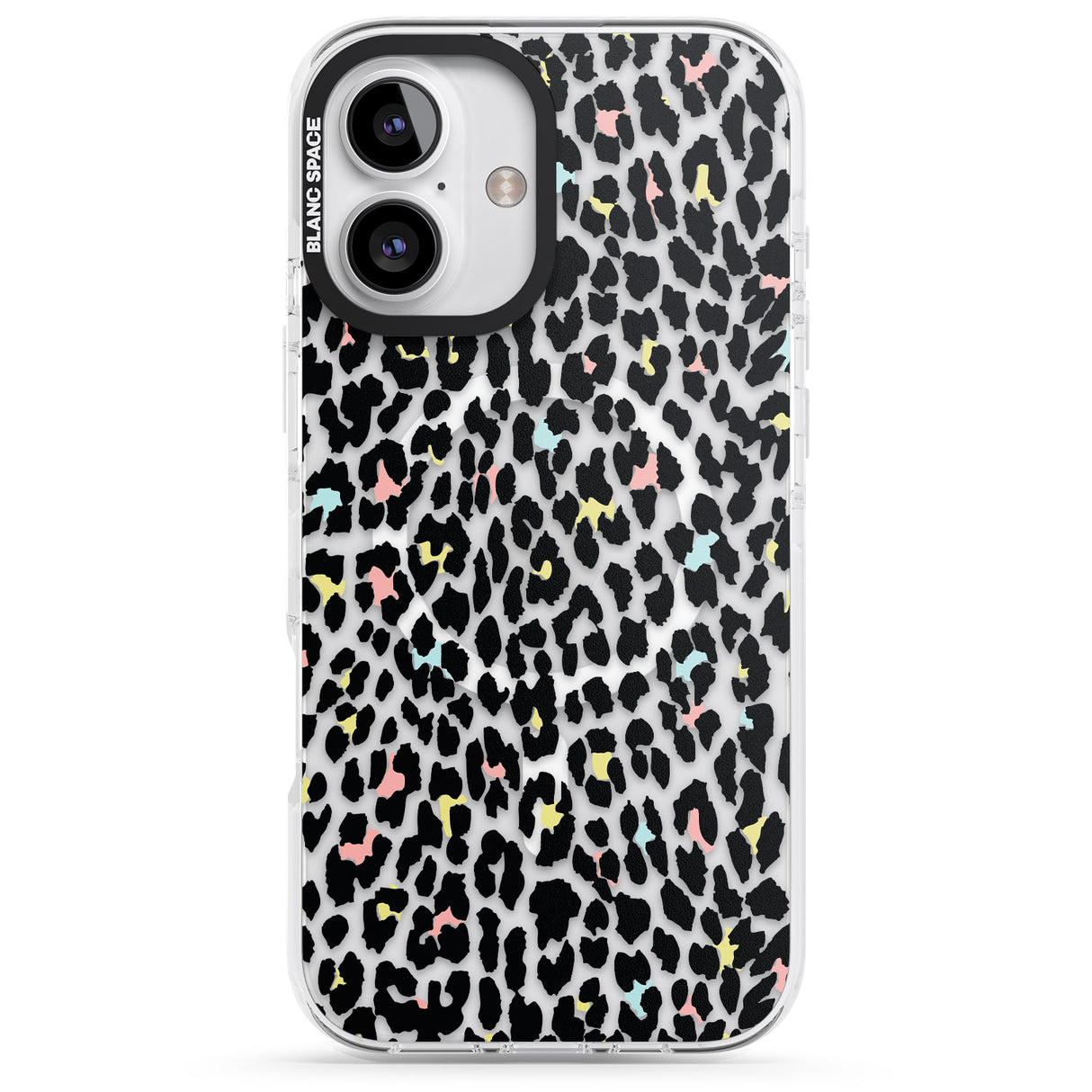 Mixed Pastels Leopard Print - Transparent