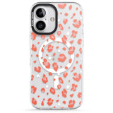 iPhone 16 Pro Max Two Colour Jaguar Transparent Animal Print Black Impact Phone Case