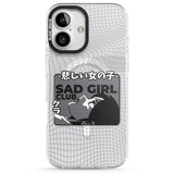 iPhone 16 Pro Max Sad Girl Club Black Impact Phone Case