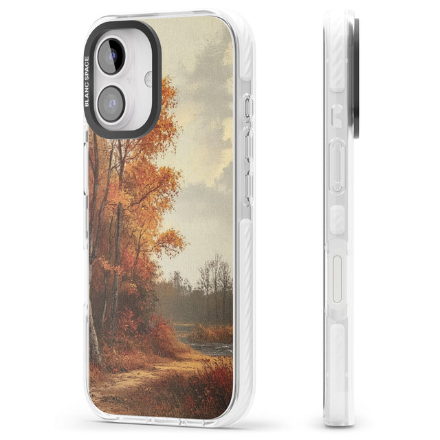 Vintage Autumn Oil Painting Impact Magsafe Phone Case for iPhone 16, iPhone 16 Plus