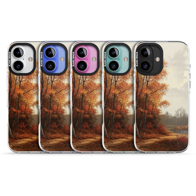 Vintage Autumn Oil Painting Impact Magsafe Phone Case for iPhone 16, iPhone 16 Plus