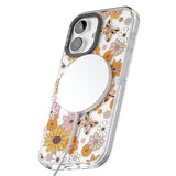 Butterfly & Bloom Autumn Floral Impact Magsafe Phone Case for iPhone 16, iPhone 16 Plus