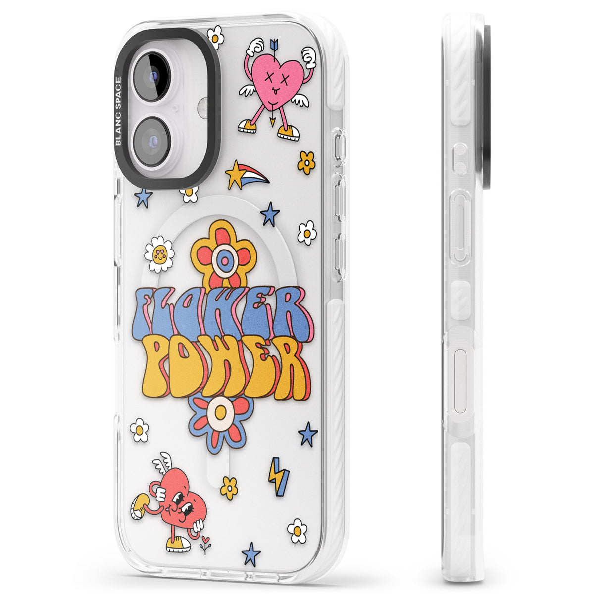 iPhone 16 Flower Power Clear Impact Phone Case