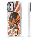 iPhone 16 Pro Max Clear My Headspace Black Impact Phone Case + Magsafe