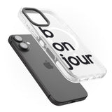 iPhone 16 Pro Max Bonjour Black Impact Phone Case