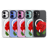 iPhone 16 Melting Rose Clear Impact Phone Case