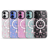 iPhone 16 Pink Bows & Hearts Clear Impact Phone Case