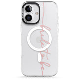 iPhone 16 Pro Max Bride to Be - Transparent Wedding Design Black Impact Phone Case