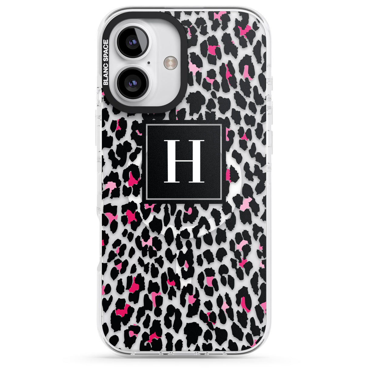 Personalised Pink Monogram Leopard Spots